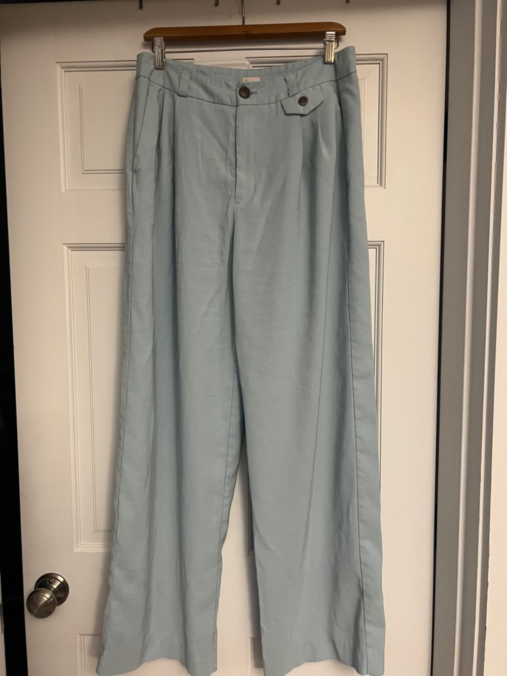 a new day Light Blue Wide-Leg Women's Pants